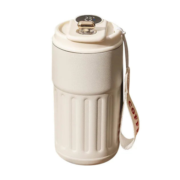 Garrafa Térmica Inteligente – Aço Inoxidável 450ml, Ecrã LED de Temperatura Garrafa Térmica Inteligente – Aço Inoxidável 450ml, Ecrã LED de Temperatura